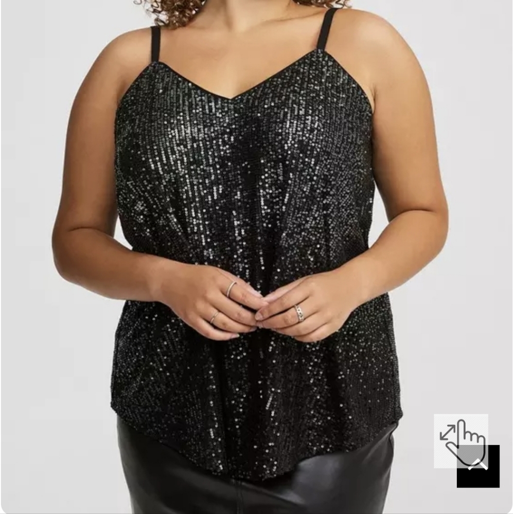 Sophie Sequin Ombre Swing Cami